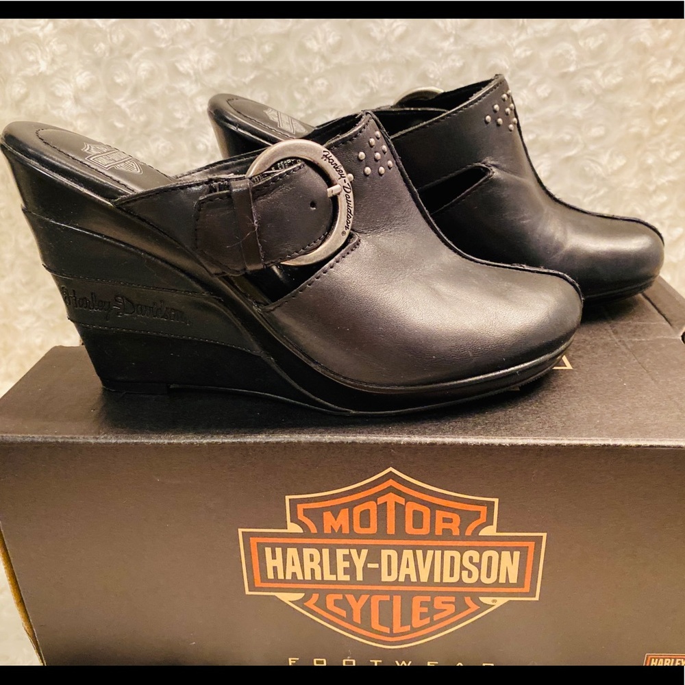 Harley Davidson Ladies Wedge Size 7